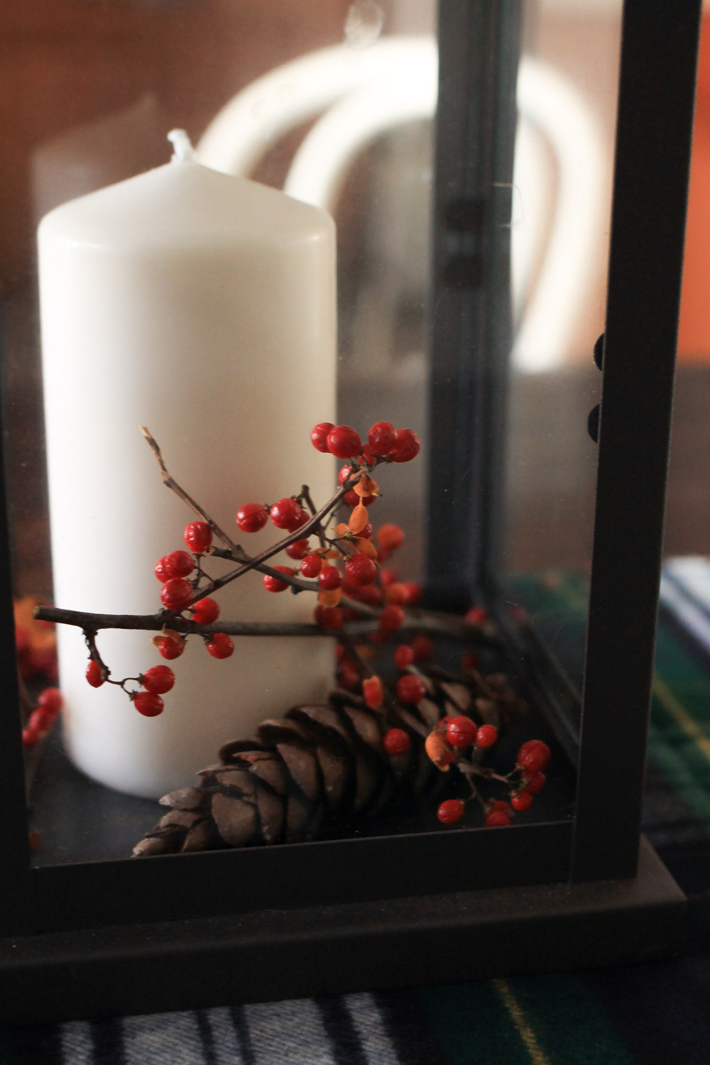 Cozy Thanksgiving tablescape