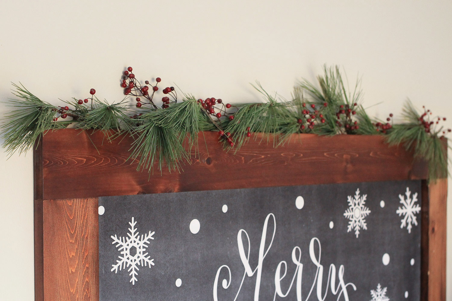 Cozy Christmas Kitchen Wine Nook