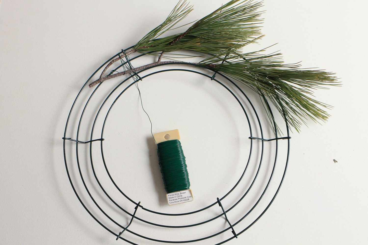 DIY Rustic Christmas Wreath Tutorial Angela Marie Made