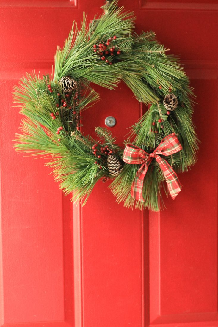 DIY Rustic Christmas Wreath Tutorial - Angela Marie Made