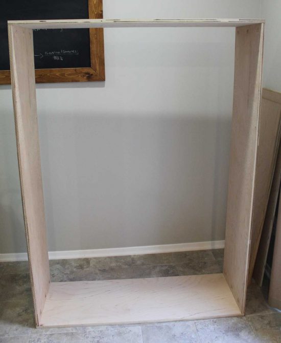 DIY Office Storage Cabinet Bookcase