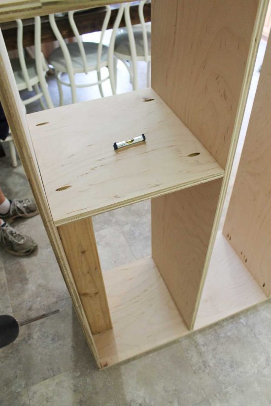 DIY Office Storage Cabinet Bookcase