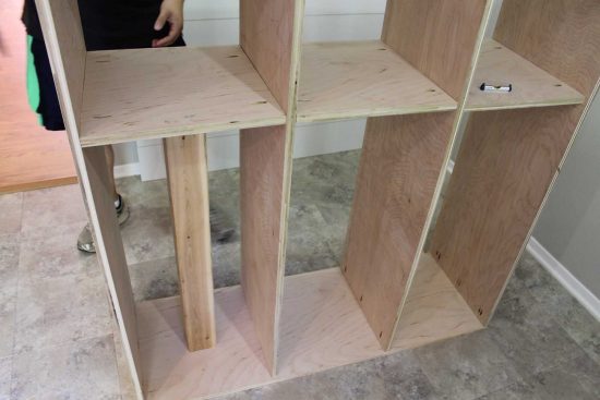 DIY Office Storage Cabinet Bookcase