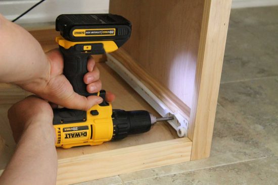 DIY Office Storage Cabinet Bookcase