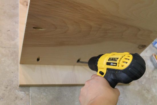 DIY Office Storage Cabinet Bookcase