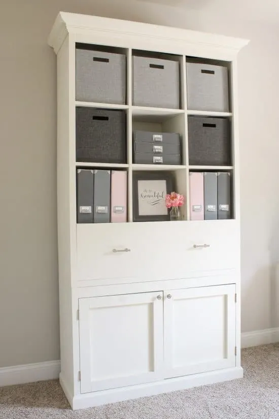 Diy Office Storage Cabinet Bookcase, Bookcase With Storage Cabinet