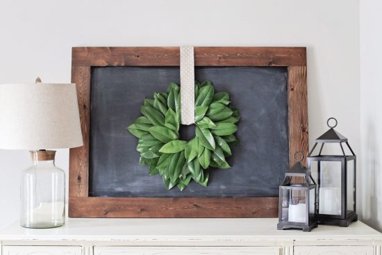 How to make a magnolia wreath DIY