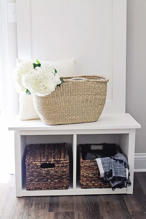 Entryway Hall Tree Bench DIY Angela Marie Made