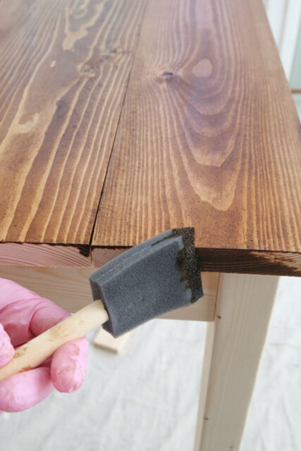 How To Stain Wood - Angela Marie Made