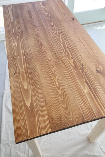 How to Stain Wood - Angela Marie Made