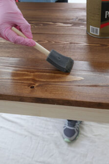 How to Stain Wood - Angela Marie Made