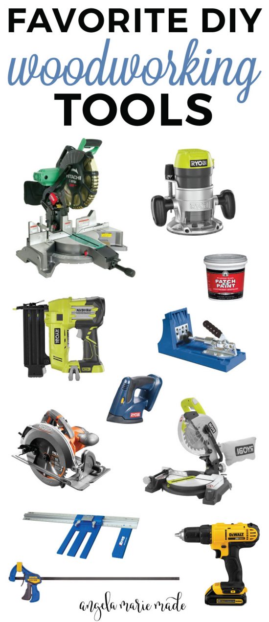 Woodworking store tools list