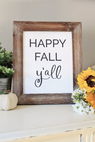 Free Happy fall ya'll printable