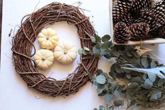 Neutral Fall Wreath DIY