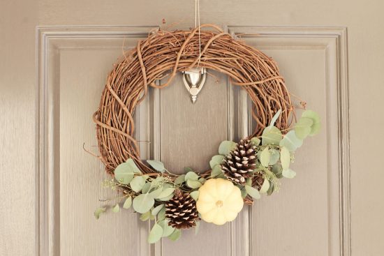 Neutral Fall Wreath DIY