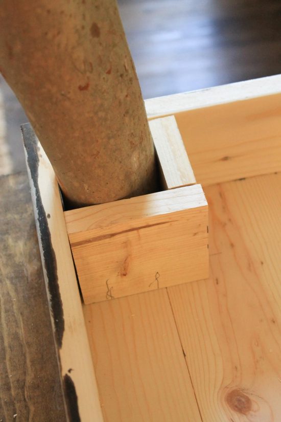 Rustic Tree Branch Desk DIY