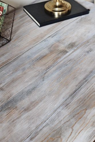 How to Create a Weathered Wood Gray Finish - Angela Marie Made