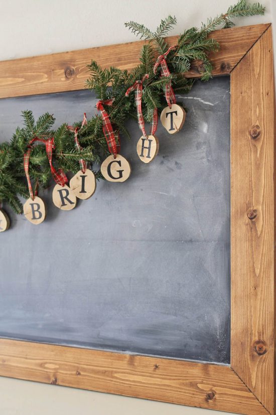 Rustic Christmas Garland DIY