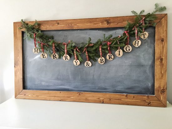 Rustic Christmas Garland DIY