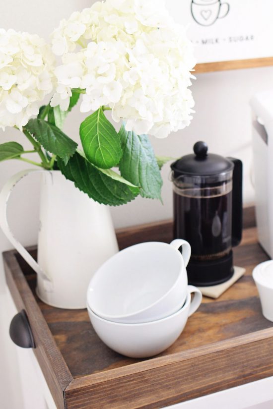 Coffee Bar Cart DIY