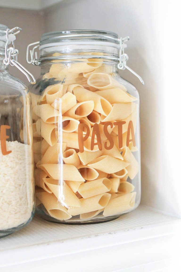 How to Make Pantry Label Decals and Stickers Angela Marie Made