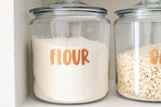 How to make pantry label decals