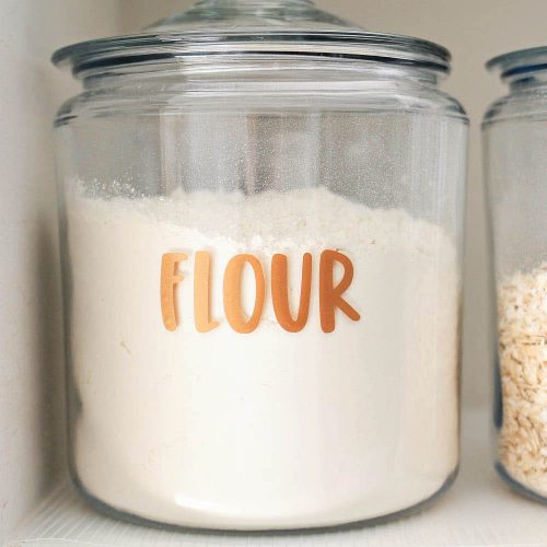 How to make pantry label decals