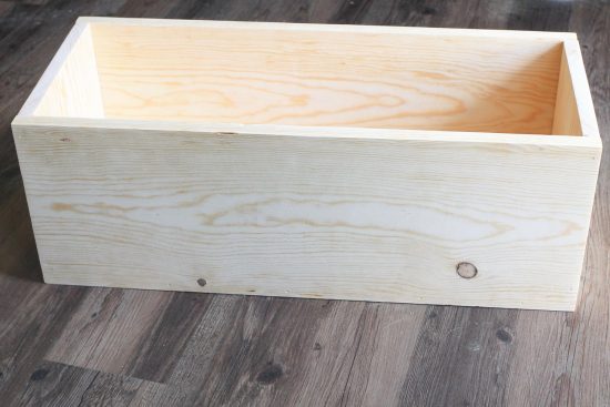 Large Wood Flower Box DI