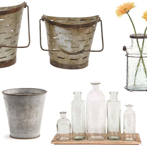 Farmhouse Vases and Vessels from Amazon