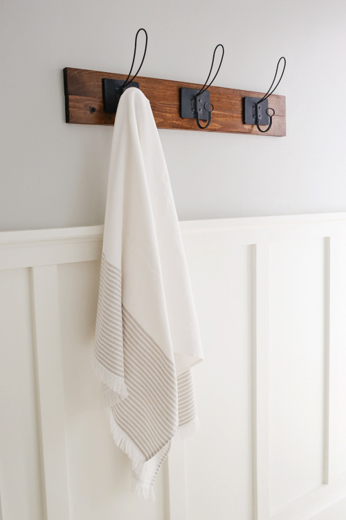 DIY Towel Rack