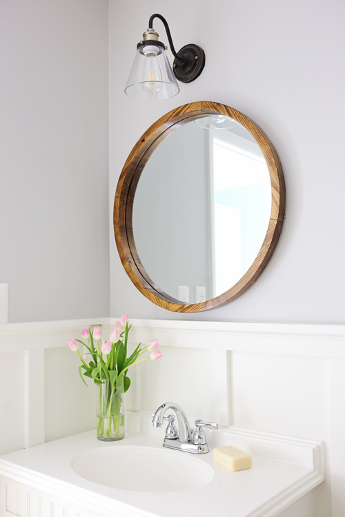 How To Build a DIY Bathroom Mirror Frame The Easy Way