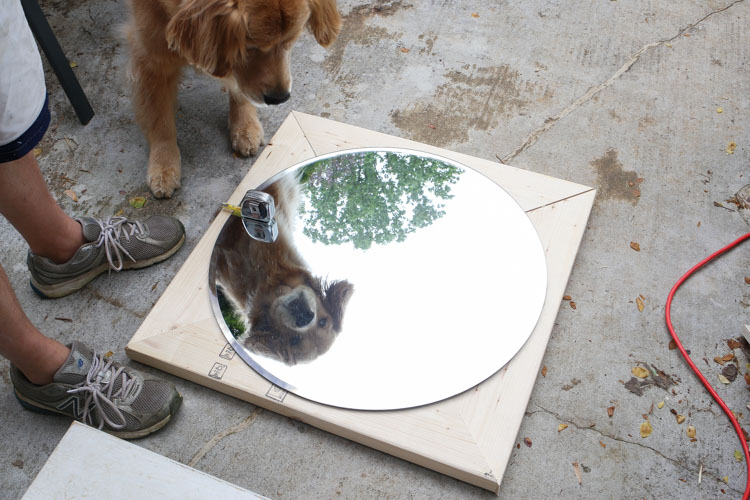Round Wood Mirror DIY