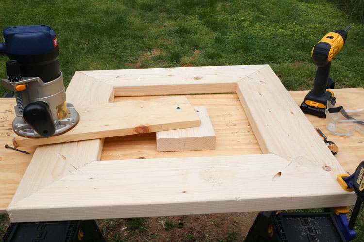 Round Wood Mirror DIY