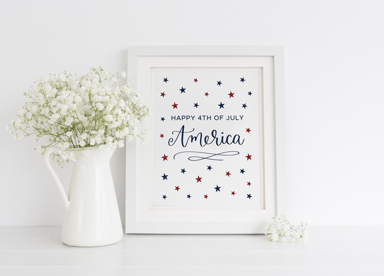 Fourth of July Free Printable