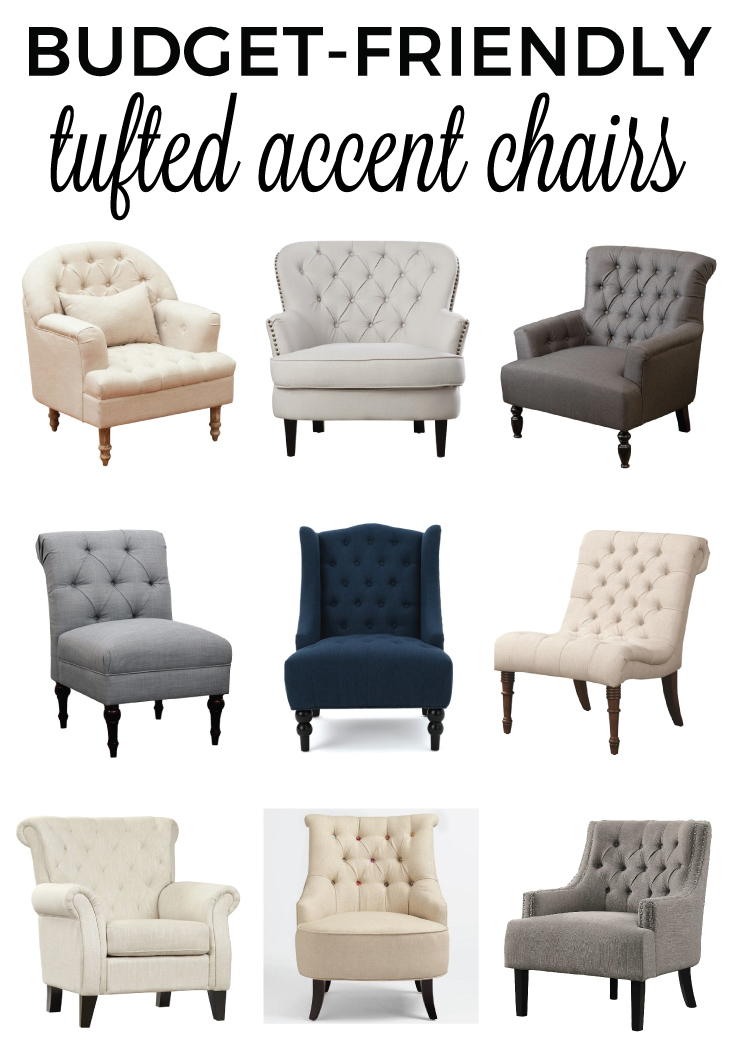 Budget Friendly Tufted Accent Chairs