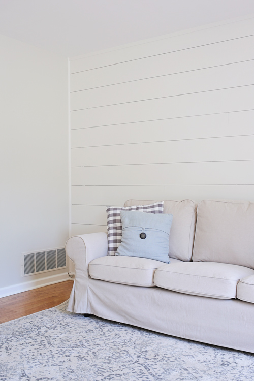 DIY Shiplap Accent Walls