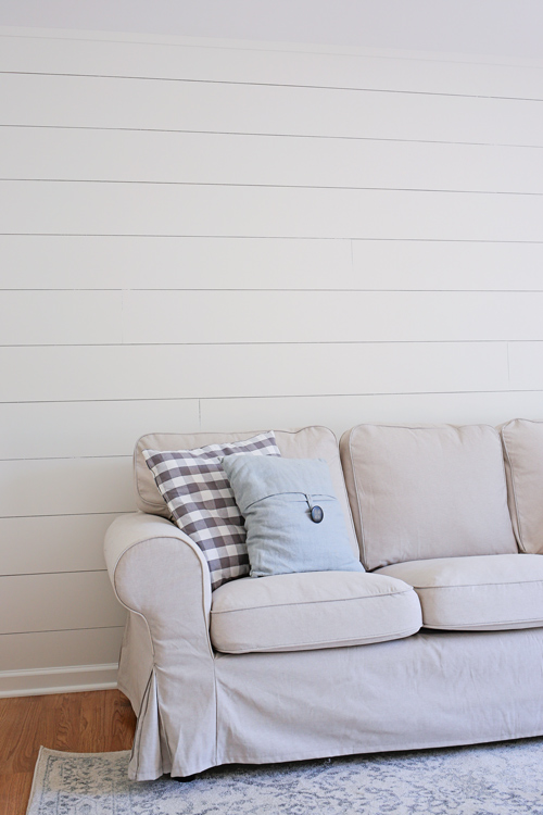 DIY Shiplap Accent Walls