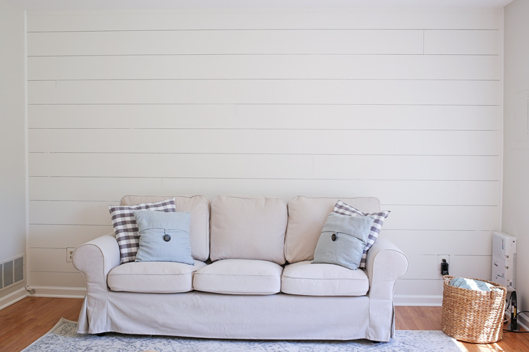 DIY Shiplap Accent Walls