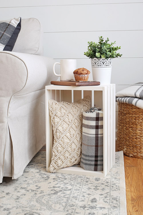 Crate Side Table