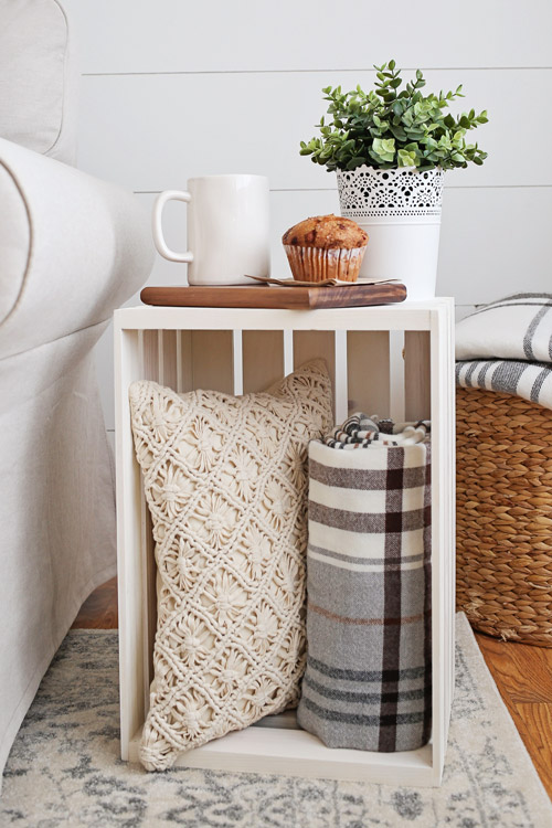 Crate Side Table