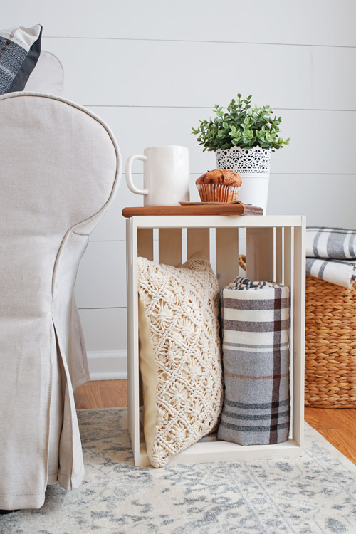 Crate Side Table