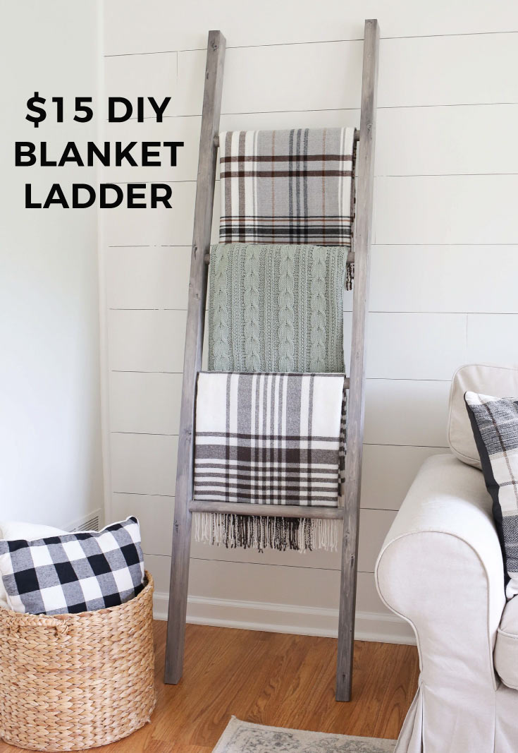 Easy DIY Blanket Ladder Angela Marie Made