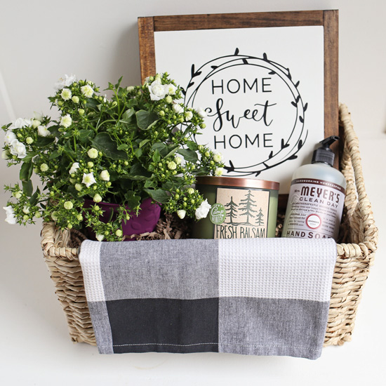 Home Sweet Home Gift Basket Gift Box New Home Gift Housewarming