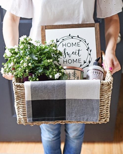 House Warming Gift Basket Bathroom Themed