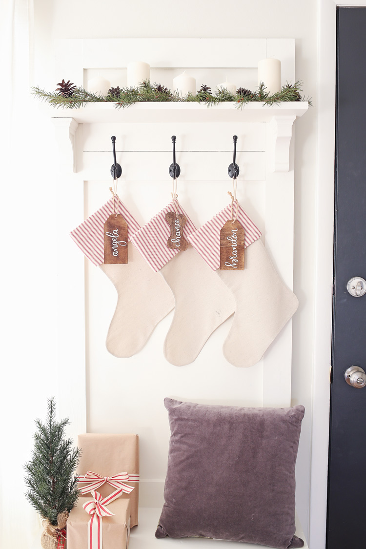 No Sew DIY Christmas Stockings