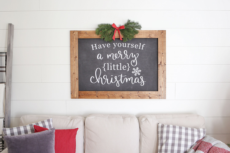 Rustic Christmas Living Room Decor