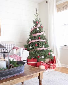 Rustic Christmas Living Room Decor - Angela Marie Made