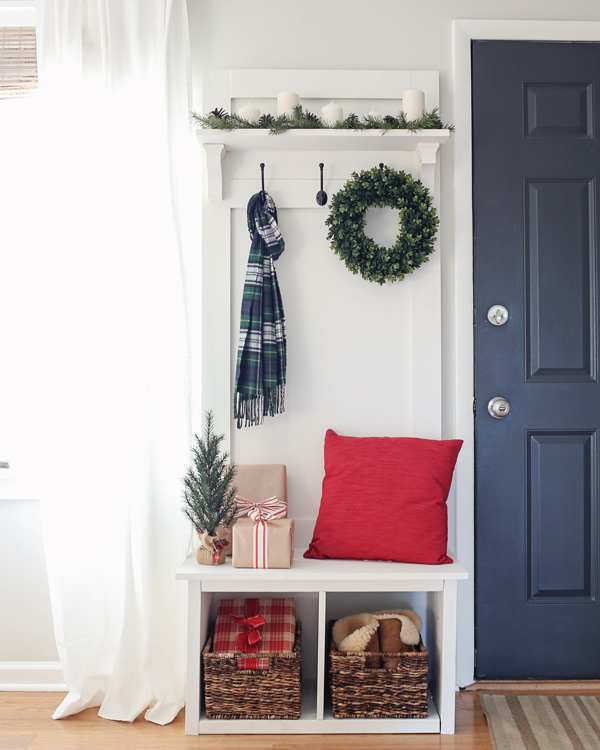 Rustic Red and White Christmas Tree Decor - Angela Marie Made