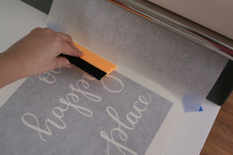 How To Paint Wood Signs With Vinyl Stencils, Faster & Without Any Blee–  Debbie Does Design