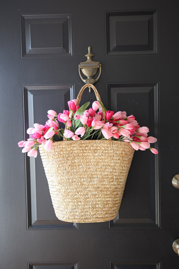 tulip wreath DIY